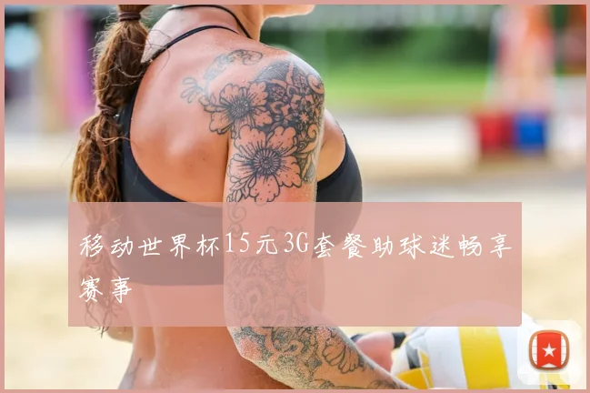 移动世界杯15元3G套餐助球迷畅享赛事