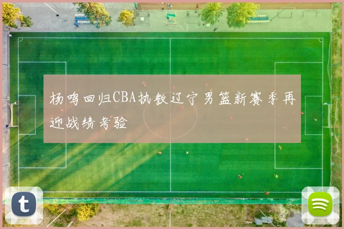 杨鸣回归CBA执教辽宁男篮新赛季再迎战绩考验